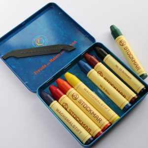 8 crayons de cire à dessiner
